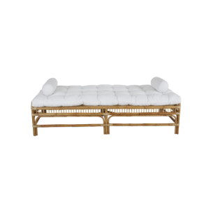 Sofá Cama Exterior VALLDA, Ratán, Olefina / Natural /... 2