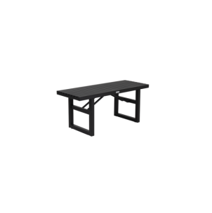 Banco Exterior VEVI, Aluminio / Negro - Brafab