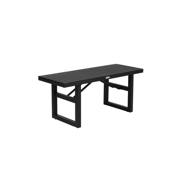 Banco Exterior VEVI, Aluminio / Negro...