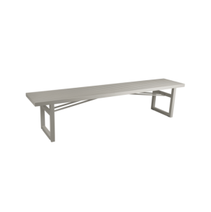 Banco Exterior VEVI, Aluminio / Caqui - Brafab