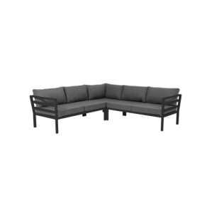 Sofá Esquinero Exterior WELDON 226x226x82 cm, Aluminio,...