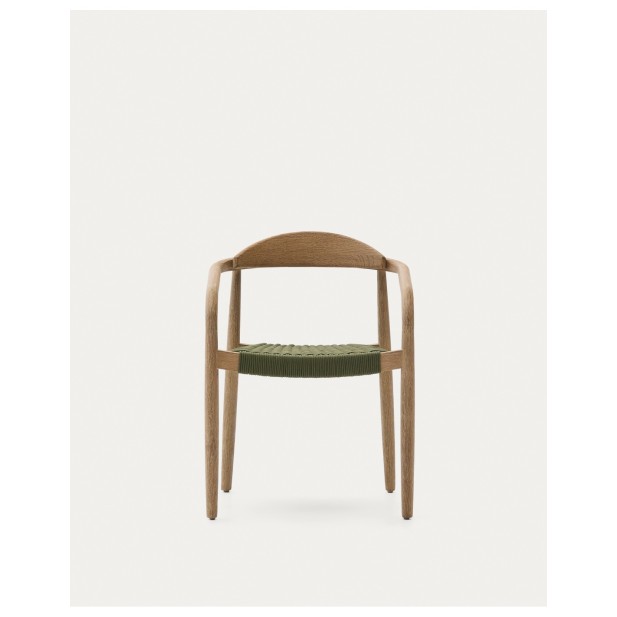 Silla apilable Nina de madera maciza...