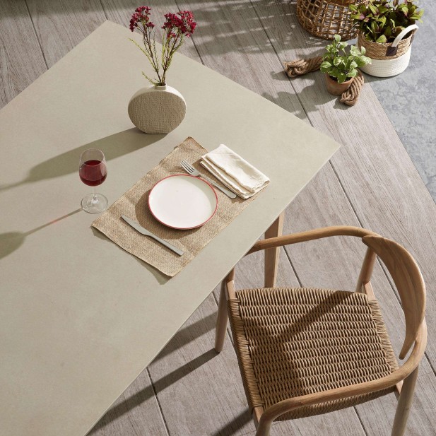 Silla NINA, Acacia Natural / Cuerda Natural - Kave Home. Vackart