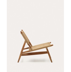Sillón Codolar de madera maciza de teca - Kave Home 2