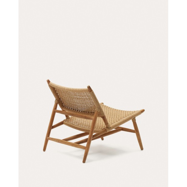 Sillón Codolar de madera maciza de teca - Kave Home