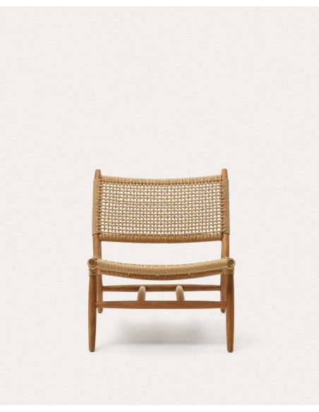 Sillón Codolar de madera maciza de teca - Kave Home