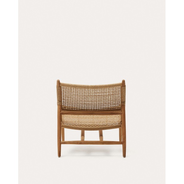 Sillón Codolar de madera maciza de teca - Kave Home