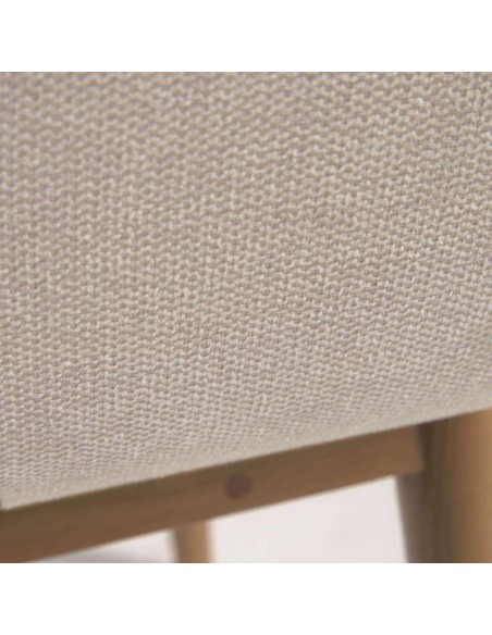 Silla KONNA beige/patas fresno - Kave Home. Vackart CC5212KY12