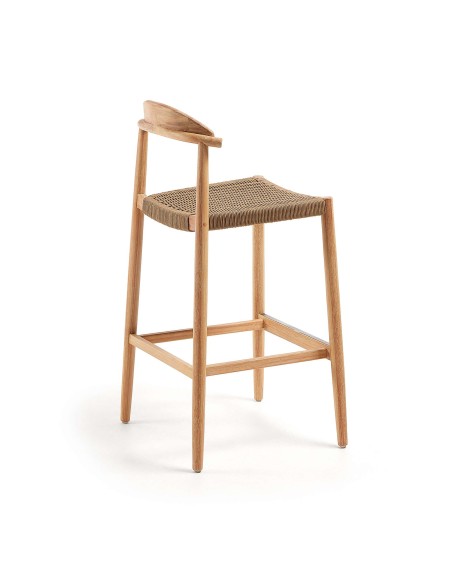 Taburete NINA 76 cm Alto, Acacia Natural - Kave Home. Vackart