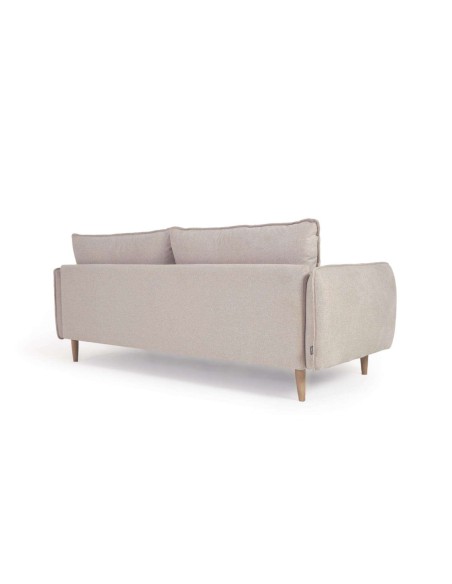 Sofá Carlota 3 plazas beige 213 cm - Kave Home