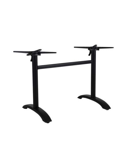 Base de Mesa Plegable Exterior AVILA 87x65 cm, Aluminio Negro - Brafab
