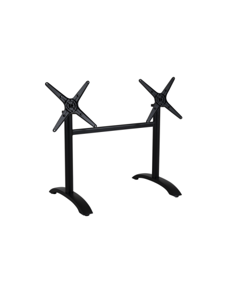 Base de Mesa Plegable Exterior AVILA 87x65 cm, Aluminio Negro - Brafab