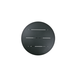 Tablero de Mesa Exterior AVILA Ø70 cm, Aluminio / Negro -...