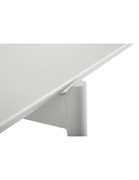 Mesa Exterior B45 250x92 cm de Comedor, Aluminio / Gris Claro - Brafab