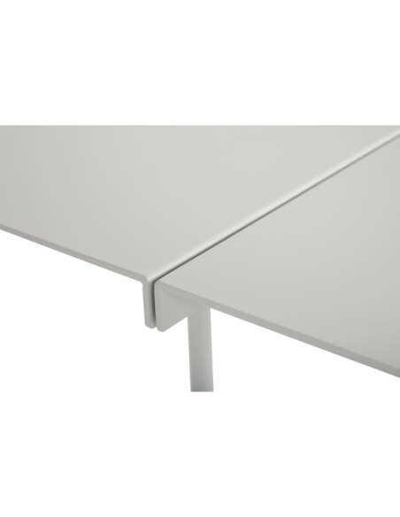 Mesa Exterior B45 250x92 cm de Comedor, Aluminio / Gris Claro - Brafab