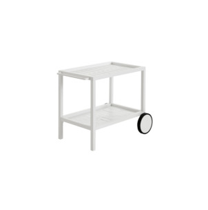 Carrito Exterior BELFORT 82x56 cm, Aluminio / Blanco -...