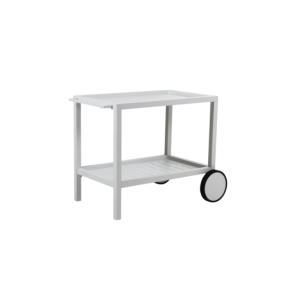 Carrito Exterior BELFORT 82x56 cm, Aluminio / Blanco -... 2