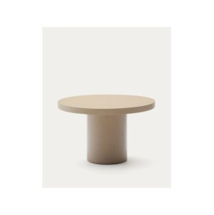 Mesa redonda Aiguablava de cemento beige Ø 120 cm - Kave...