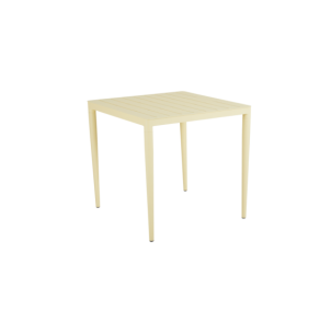 Mesa Exterior BIGBY 76x76 cm de Comedor, Aluminio /...