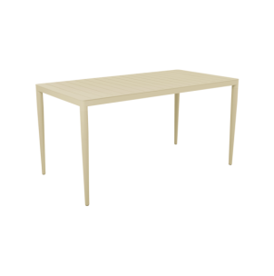 Mesa Exterior BIGBY 144x76 cm de Comedor, Aluminio /...