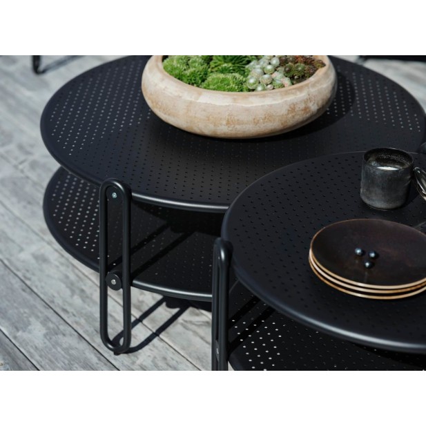 Mesa de Centro Exterior BLIXT Ø85 cm,...