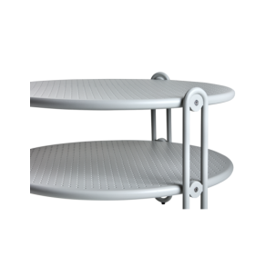 Mesa de Centro Exterior BLIXT Ø65 cm, Aluminio / Gris... 2