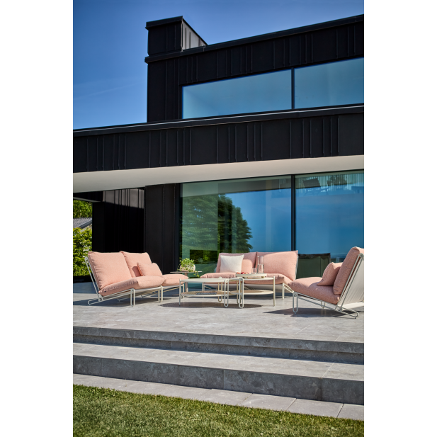 Mesa de Centro Exterior BLIXT Ø85 cm,...