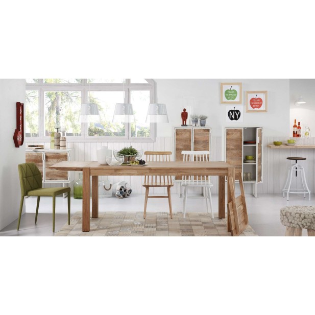 Mesa extensible Isbel 120 (200) x 75 cm - Kave Home, Vackart