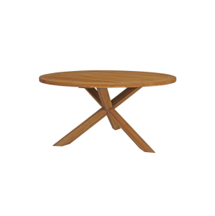 Mesa Exterior EIOS Ø150 cm de Comedor, Madera de Teca /...