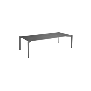 Mesa de Centro Exterior HALLAVARA 146x66 cm, Acero Inox,...