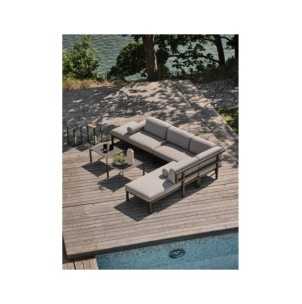 Mesa de Centro Exterior HALLAVARA 56x66 cm, Acero Inox,... 2