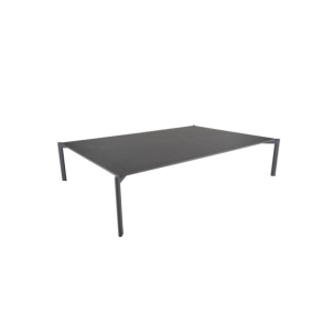 Mesa de Centro Exterior HALLAVARA 162x112 cm, Acero Inox,...