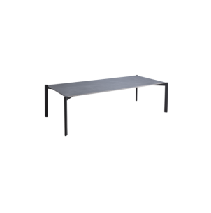 Mesa de Centro Exterior HALLAVARA 146x66 cm, Acero Inox,...