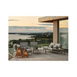 Mesa de Centro Exterior HALLAVARA 162x112 cm, Acero Inox,... 2