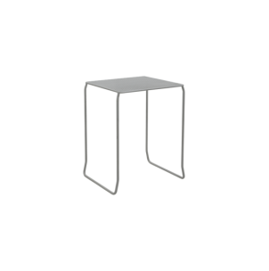 Mesa Bistró Exterior HARU 54x54 cm, Acero / Gris Pizarra...