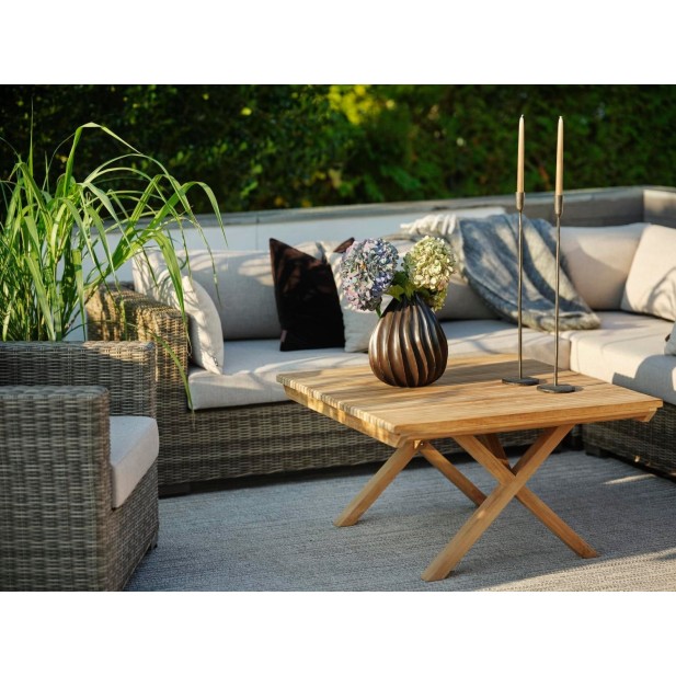 Mesa de Centro Exterior JULITA 90x90...