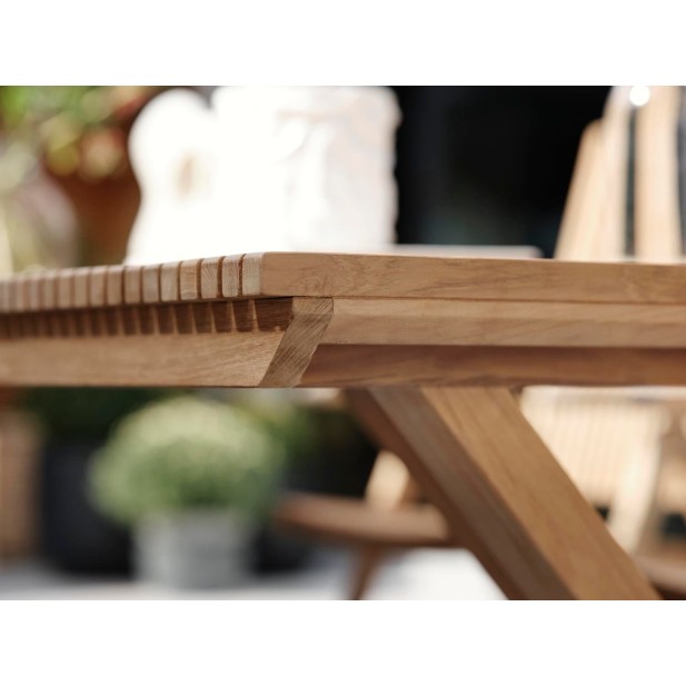 Mesa Exterior JULITA 220x90 cm de...