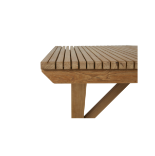 Mesa Exterior JULITA 150x90 cm de Comedor, Madera de Teca... 2