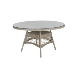 Mesa Exterior KAMOMILL Ø130 cm de Comedor, Ratán...