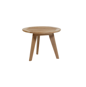 Mesa de Centro Exterior KASTOS Ø60 cm, Madera de Teca /...