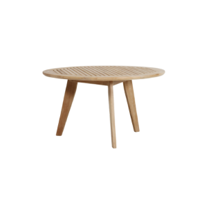 Mesa de Centro Exterior KASTOS Ø90 cm, Madera de Teca /...