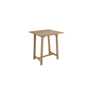 Mesa de Bar Exterior KEROS 80x80 cm, Madera de Teca /...