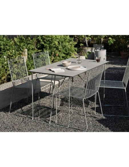 Tablero de Mesa Laminado 125x70 cm, Laminado HPL / Beige / Terrazo - Brafab