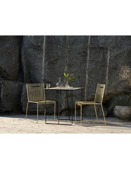 Tablero de Mesa Laminado 70x70 cm, Laminado HPL / Beige / Terrazo - Brafab