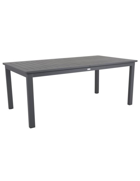 Mesa Extensible Exterior LOMMA 194/312x100 cm de Comedor, Aluminio Antracita - Brafab