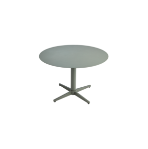 Mesa de Centro Exterior MILL Ø75 cm, Aluminio / Verde...