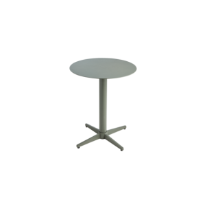 Mesa Auxiliar Exterior MILL Ø50 cm, Aluminio / Verde...