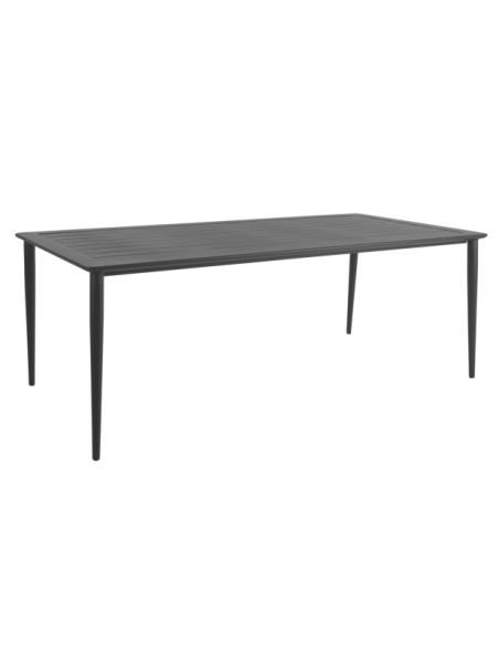 Mesa Exterior NIMES 200x97 cm de Comedor, Aluminio / Antracita - Brafab