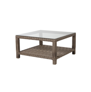 Mesa de Centro Exterior NINJA 90x90 cm, Ratán sintético,... 2