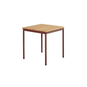 Mesa Bistró Exterior NOX 70x70 cm, Aluminio, Madera de...